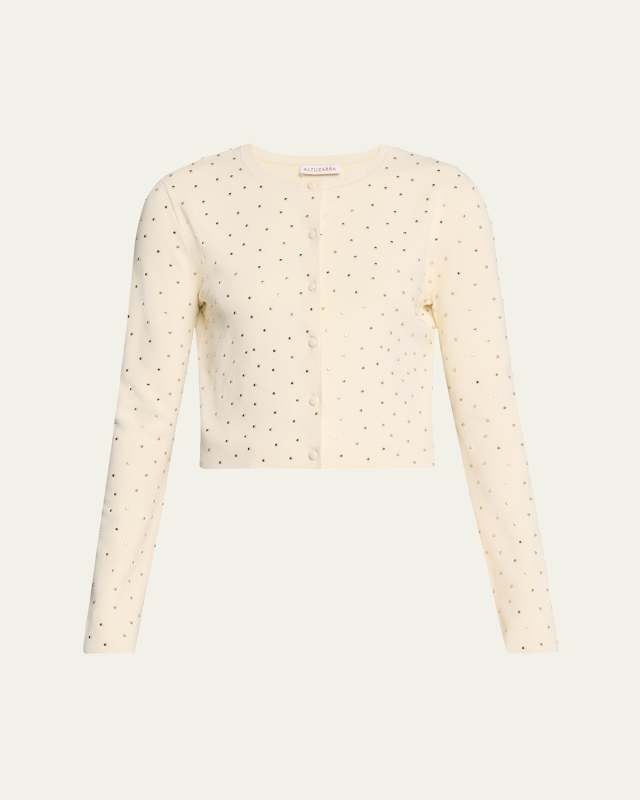 Ferris Studded Jersey Cardigan